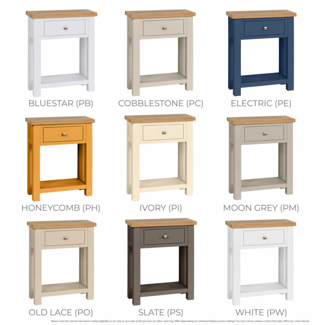 Manor Collection Dorset Painted 1 Drawer Console Table