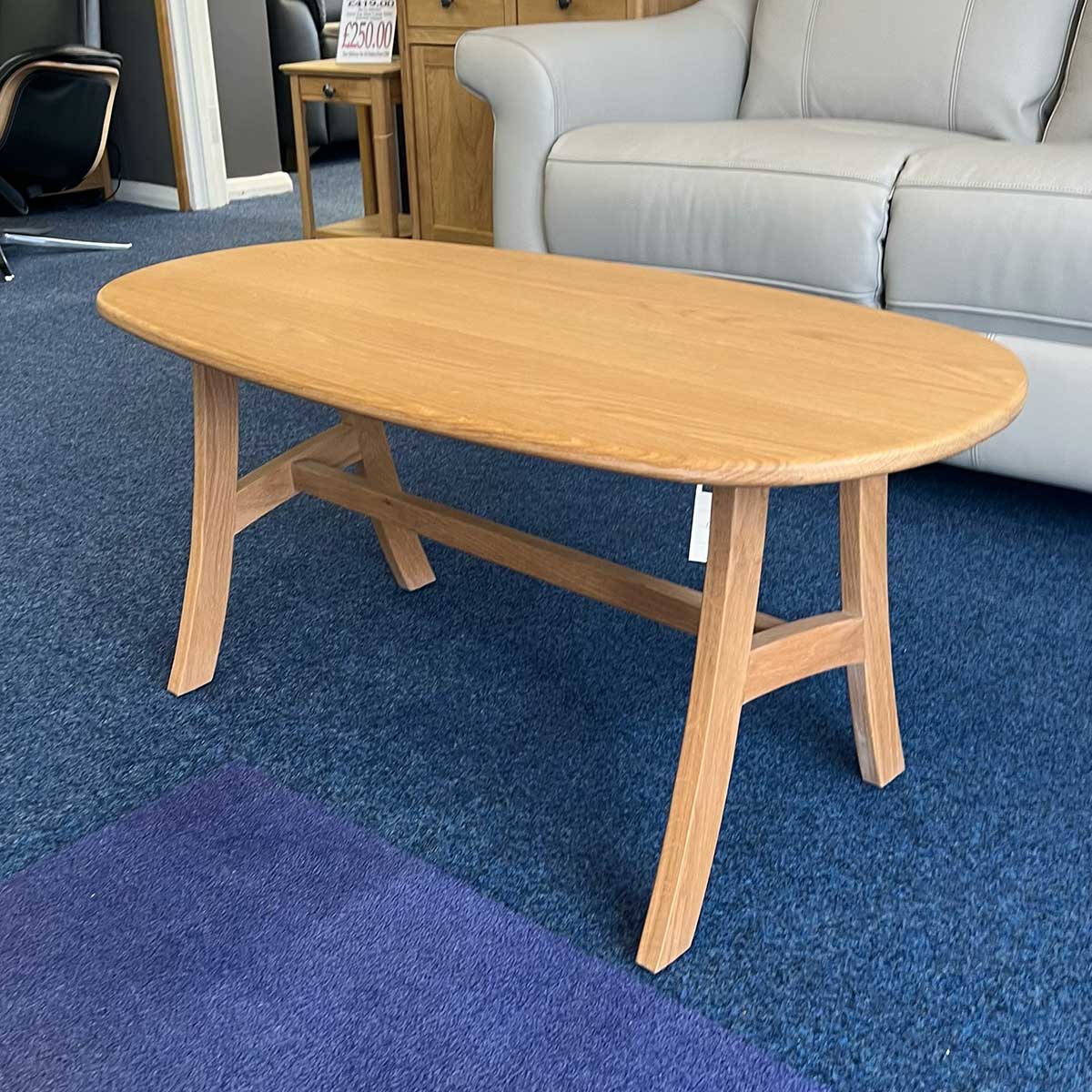 Andrena Albury Boat Shaped Coffee Table