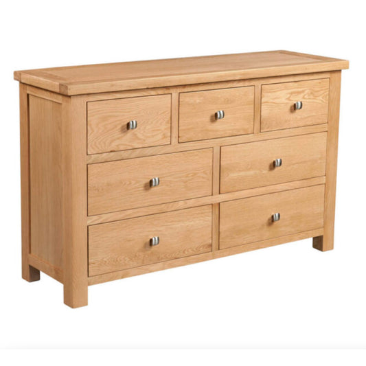 Manor Collection Dorset Oak 3 Over 4 Chest