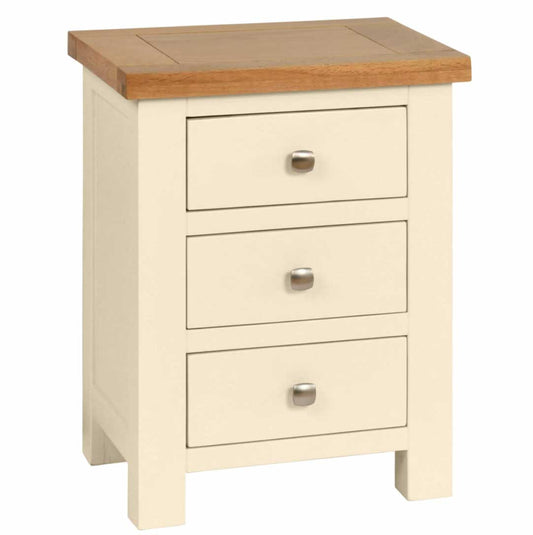 Manor Collection Dorset Painted 3 Drawer Bedside