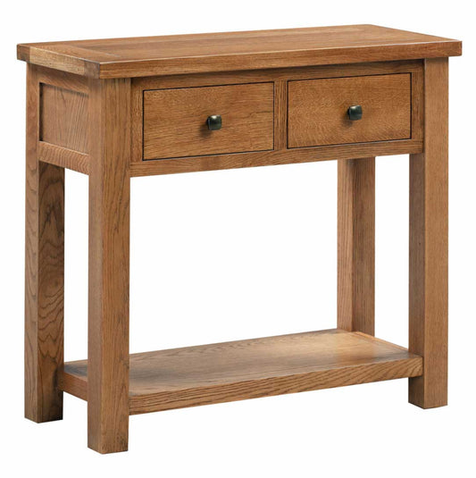 Manor Collection Dorset Rustic 2 Drawer Console Table