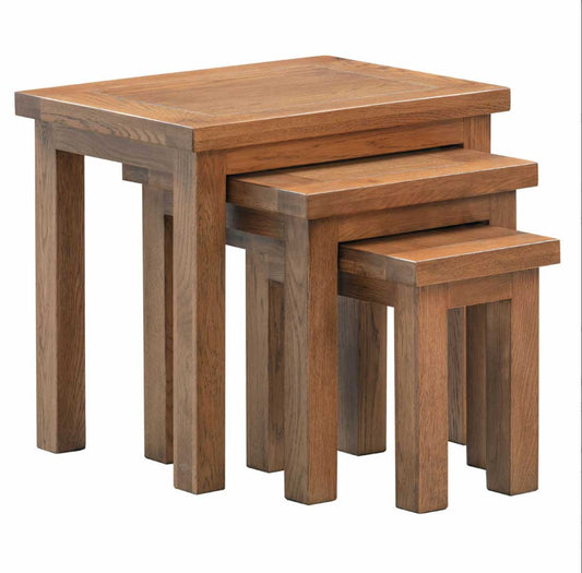 Manor Collection Dorset Rustic Nest Of Tables