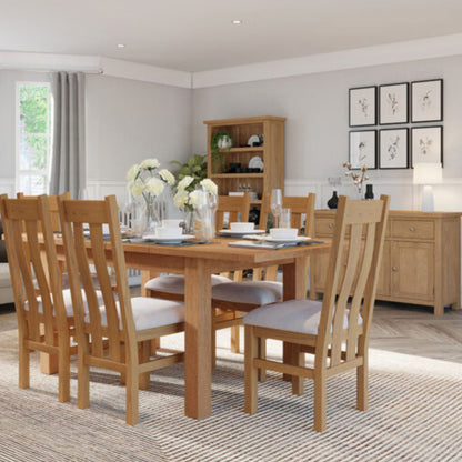 Manor Collection Dorset Oak Large Extending Dining Table
