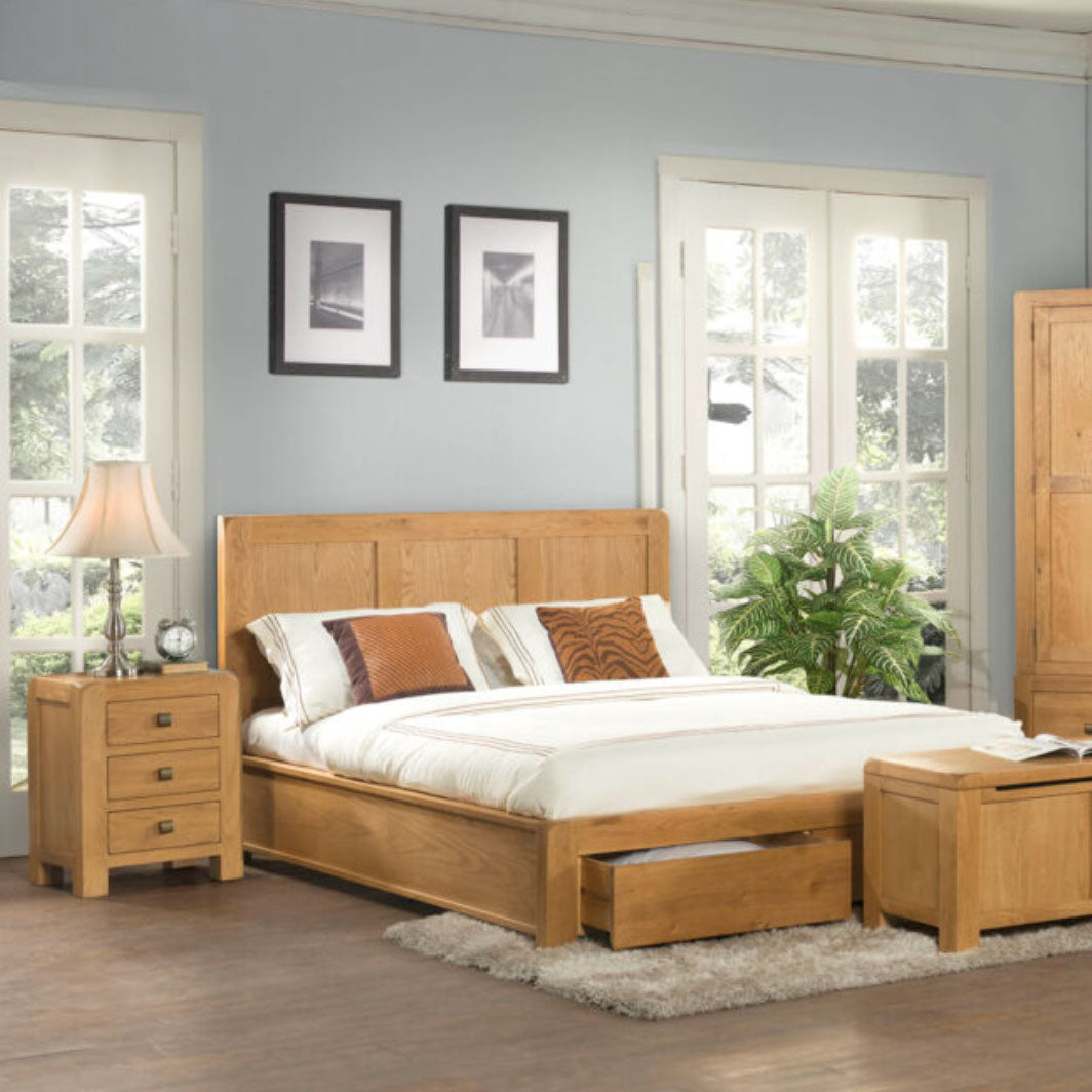 Manor Collection Davenwood 4’6″ Bed With 2 Storage Drawers