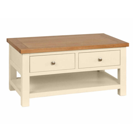 Manor Collection Dorset Painted Coffee Table With 2 Drawers