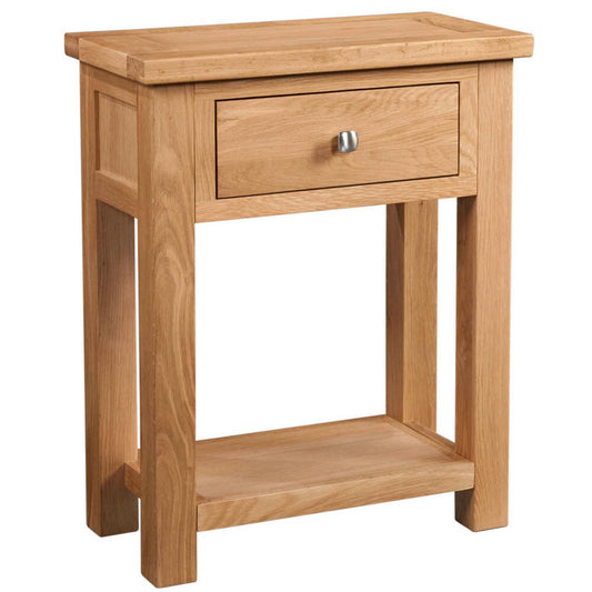 Manor Collection Dorset Oak 1 Drawer Console Table