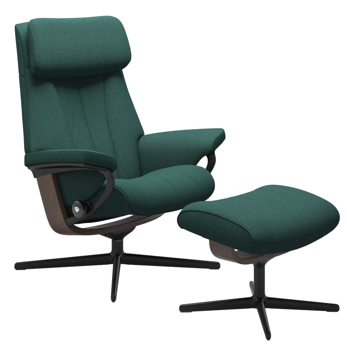 Stressless Paul Cross Recliner with Footstool