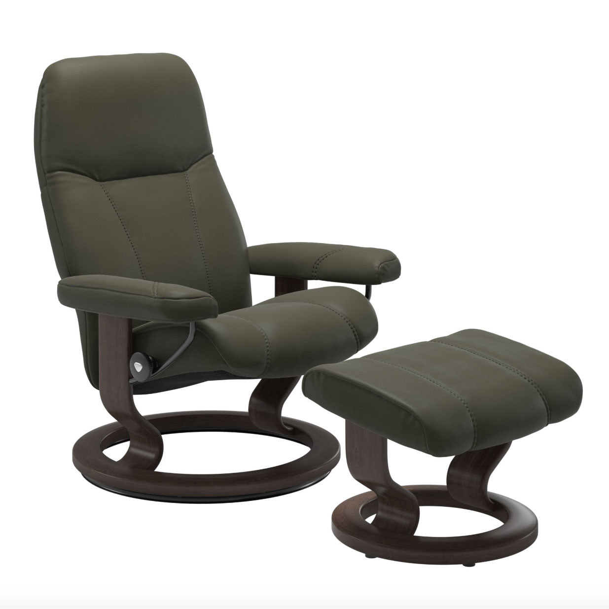 Stressless Consul Classic Recliner with Footstool