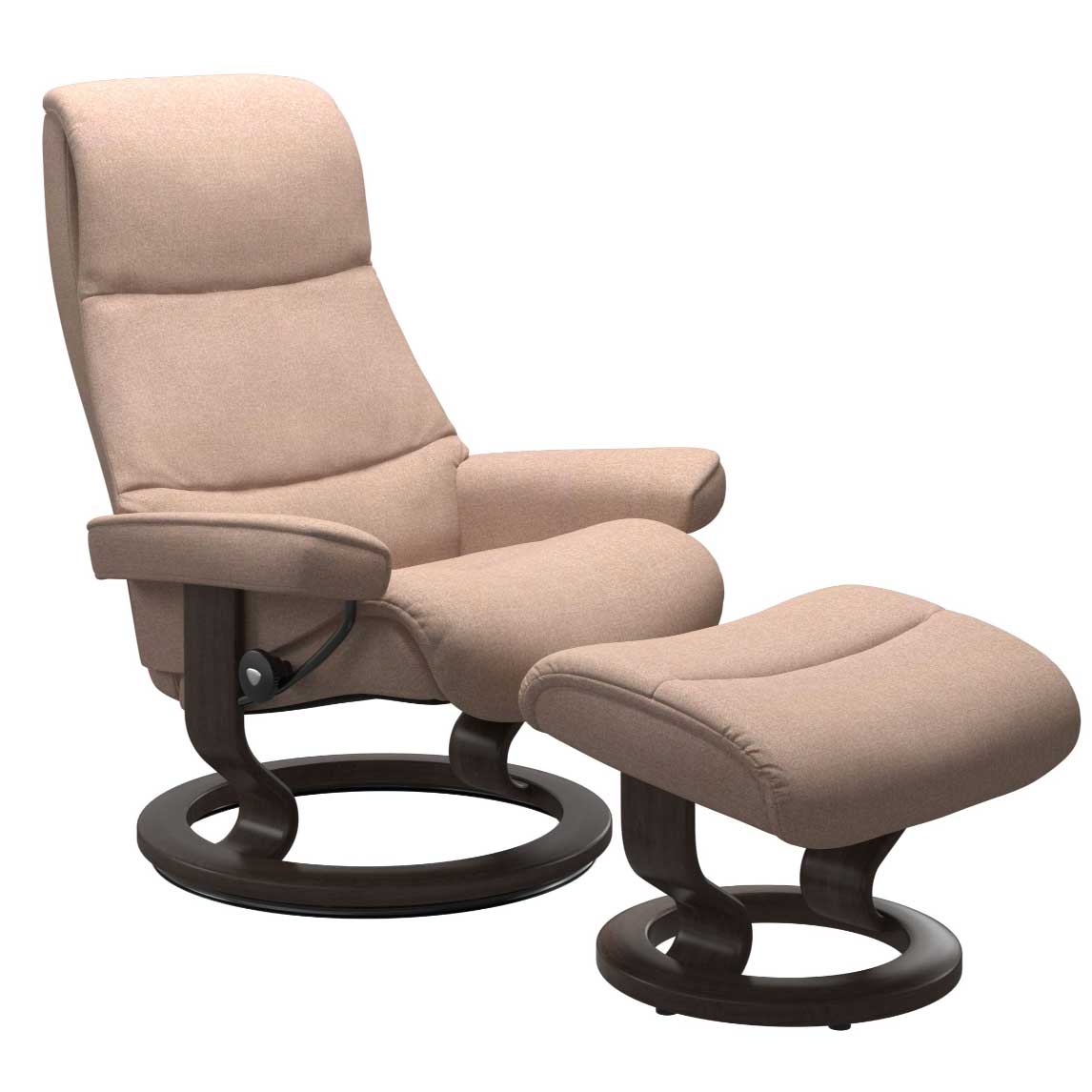 Stressless View Signature Recliner with Footstool