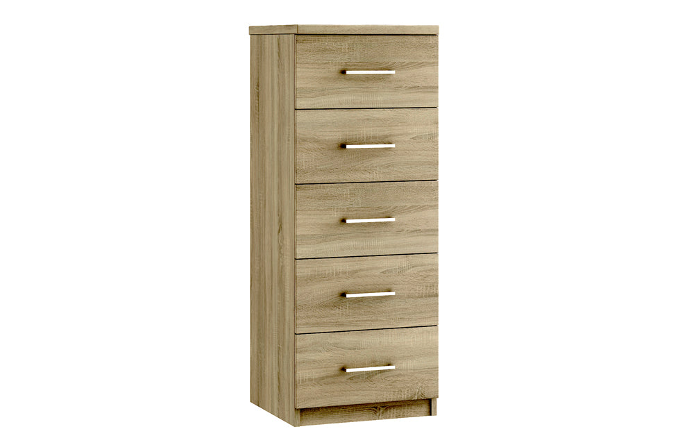 Maysons Modena 5 Drawer Narrow Chest