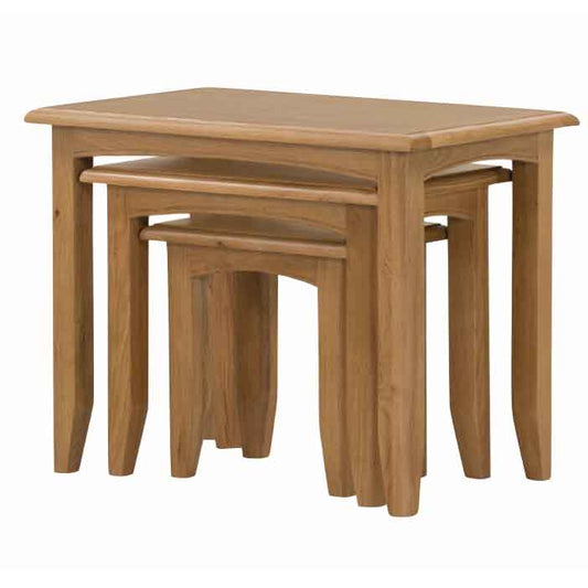 Manor Collection Kilkenny Oak Nest of 3 Tables