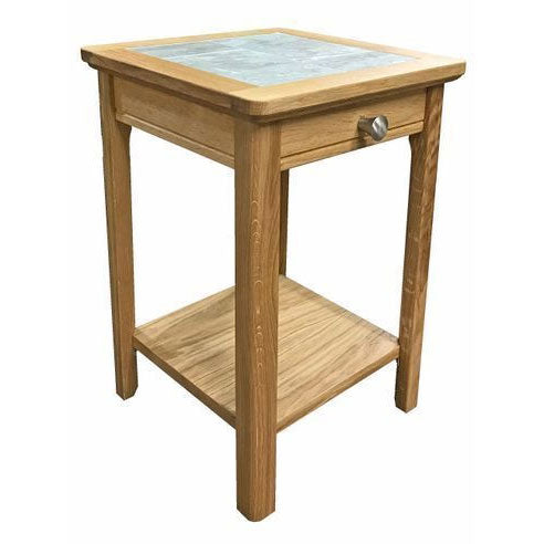 Anbercraft Beaumont Mini Lamp Table with Drawer