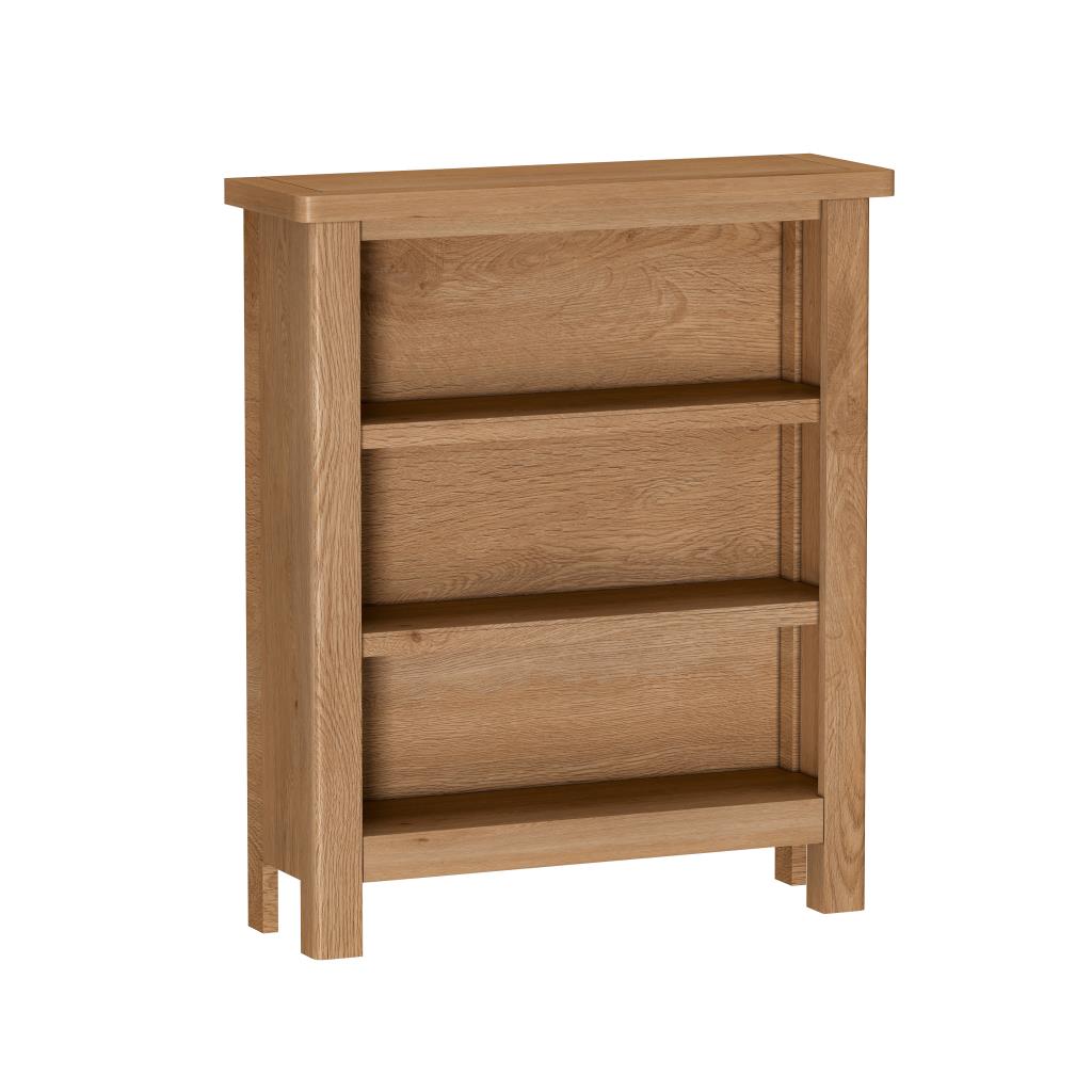 Manor Collection Radstock Small Wide Bookcase