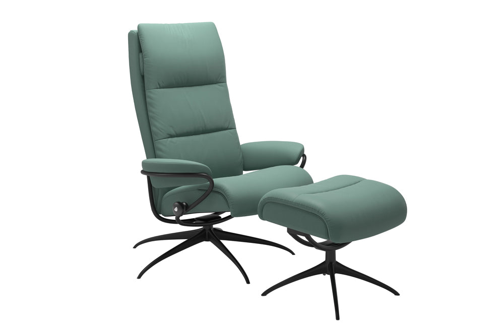 Stressless Tokyo High Back Chair and Stool (Star Base)
