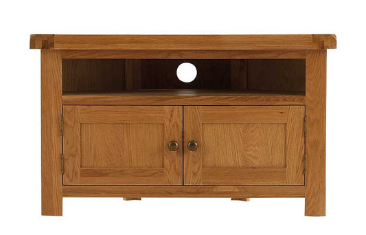 Manor Collection Country Oak Corner TV Unit