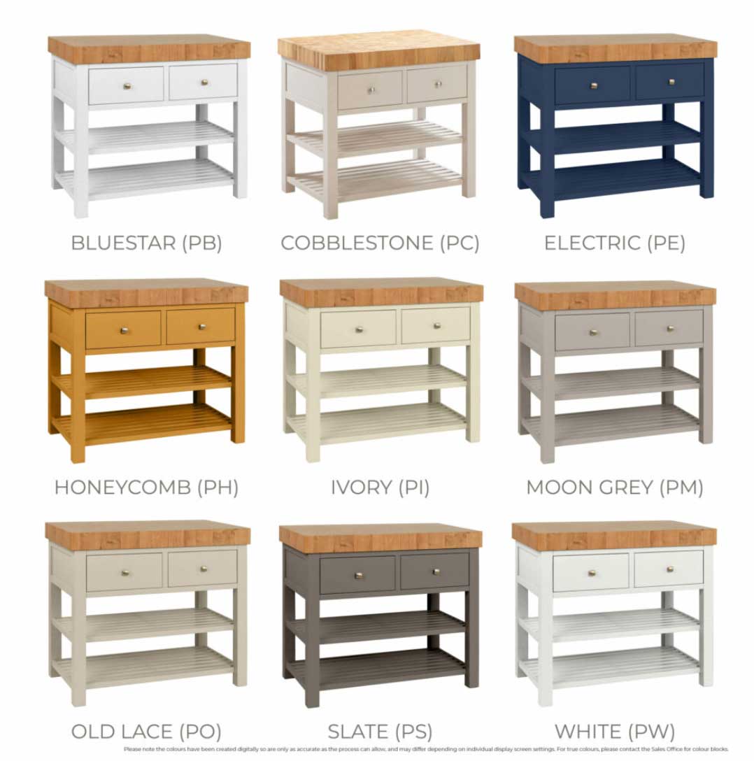 Manor Collection Dorset Painted Butcher’s Block