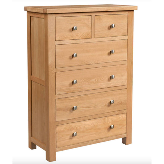 Manor Collection Dorset Oak 2 Over 4 Chest