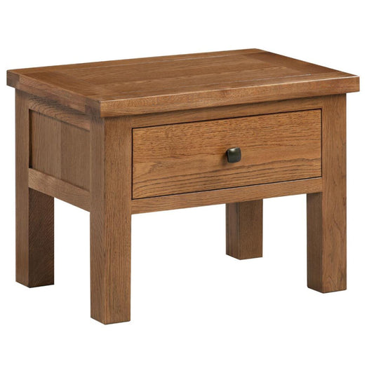 Manor Collection Dorset Rustic Side Table With Drawer
