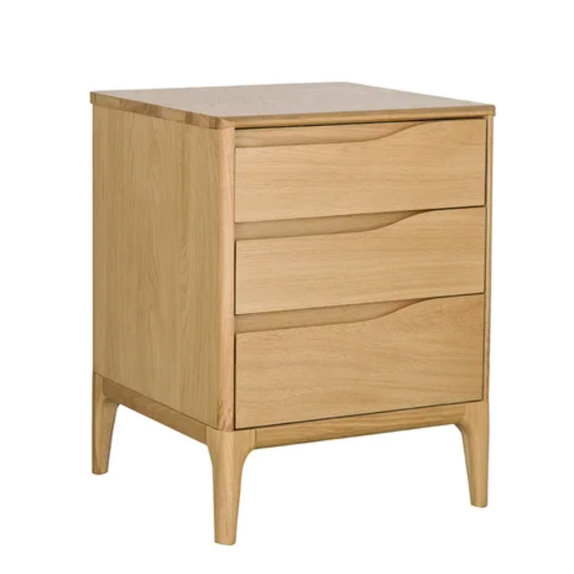 Ercol Rimini 3 Drawer Bedside Cabinet