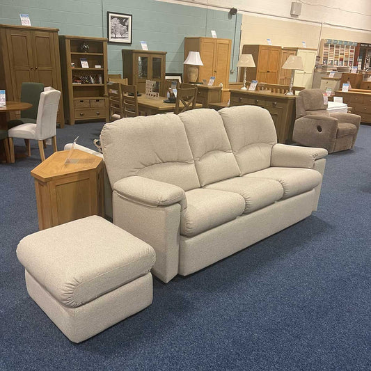 G Plan Chloe 3 Seater Sofa, 2x Armchair and Footstool