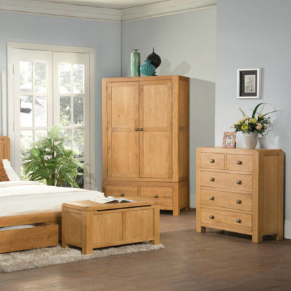 Manor Collection Davenwood Double Wardrobe With 2 Drawers