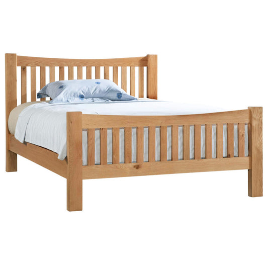 Manor Collection Dorset Oak 4’6″ High Foot End Bed