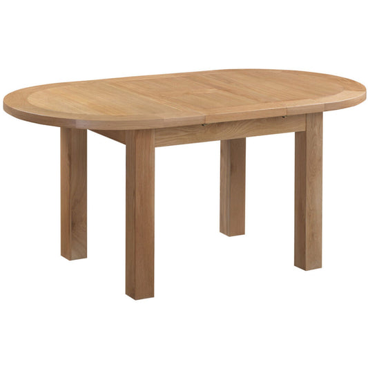 Manor Collection Dorset Oak D-End Extending Table