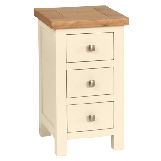 Manor Collection Dorset Compact 3 Drawer Bedside