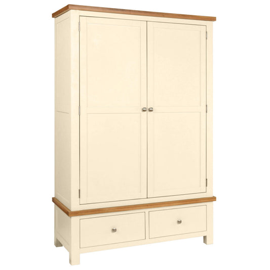 Manor Collection Dorset Painted Double Robe With 2 Drawers