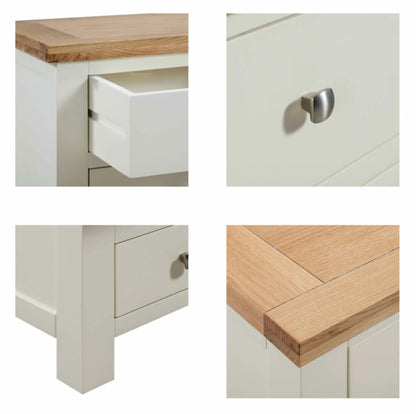 Manor Collection Dorset Compact 3 Drawer Bedside