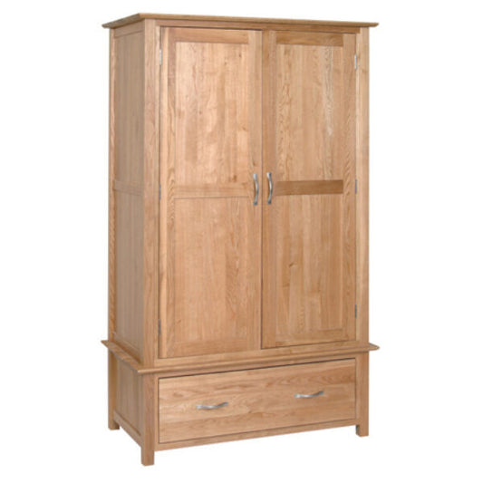 Manor Collection Norfolk Double Wardrobe With 1 Drawer