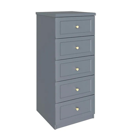 Maysons Positano 5 Drawer Narrow Bedside