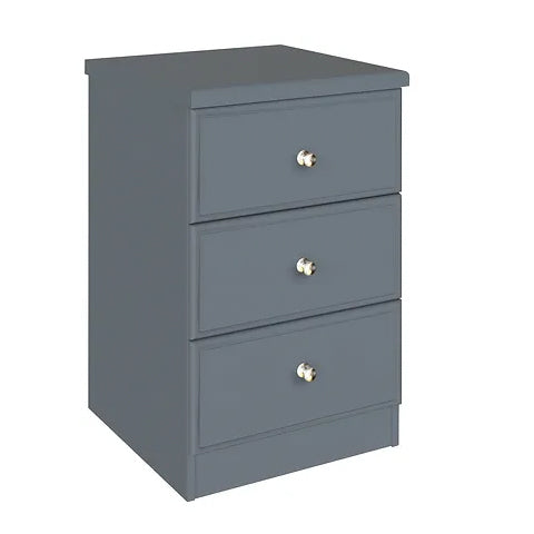 Maysons Salerno 3 Drawer Bedside