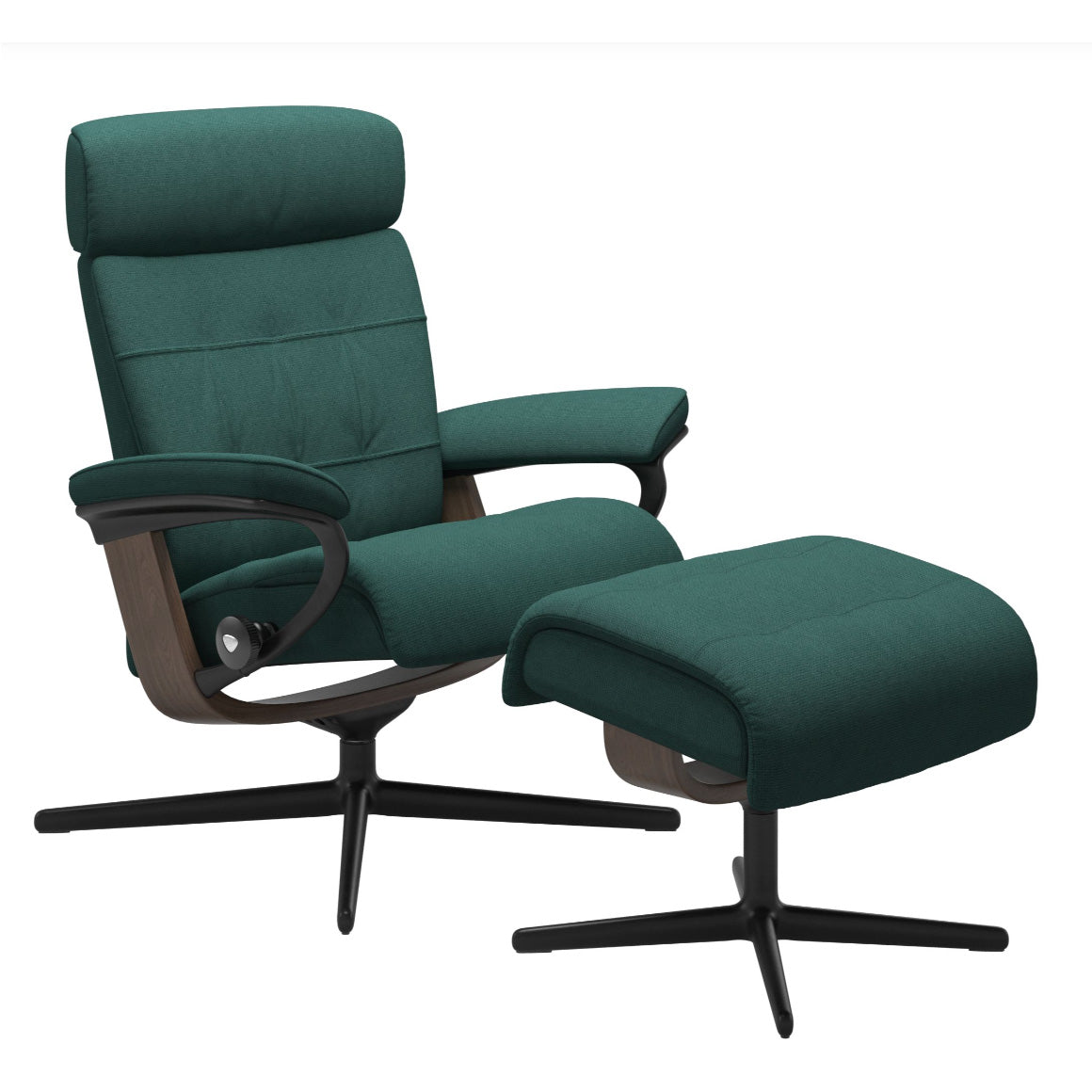 Stressless Erik Cross Recliner with Footstool