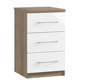 Maysons Catania 3 Drawer Bedside
