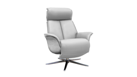 G Plan Ergo-Form Oslo Power Recliner Armchair with Full Wood Side