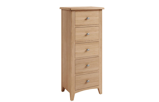 Manor Collection Woodstock 5 Drawer Narrow Chest