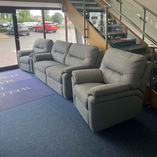 G Plan Seattle 3 Seater Power Recliner Sofa and Chair