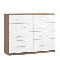 Maysons Catania 8 Drawer Twin Chest
