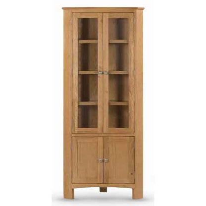 Manor Collection Kilkenny Oak Corner Display Cabinet