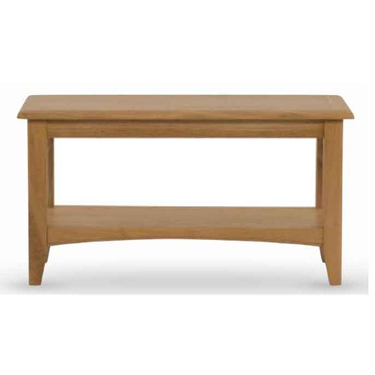 Manor Collection Kilkenny Oak Small Coffee Table with Shelf