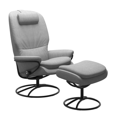 Stressless Roma Original High Back chair with footstool