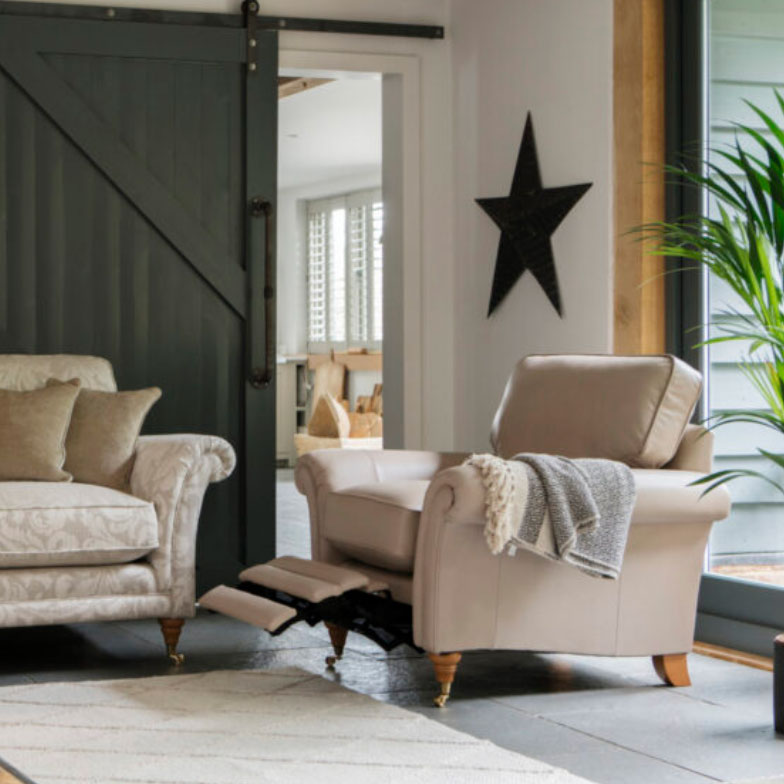 Parker Knoll Burghley Armchair with Powered Footrest