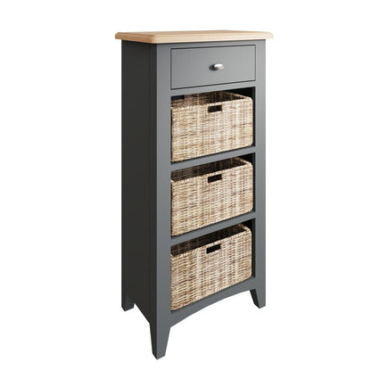 Manor Collection Woodstock 1 Drawer 3 Basket Unit