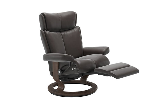 Stressless Magic Reclining Chair (M) (Classic Leg Comfort Base)