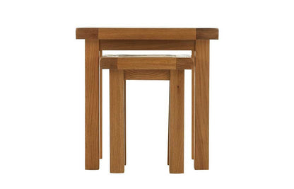 Manor Collection Country Oak Nest of 2 Tables
