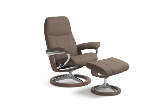 Stressless Consul Recliner Chair with Footstool